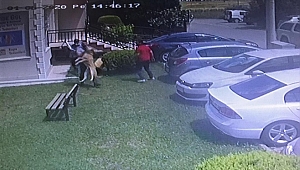 Köpeğin çocuğa saldırma anı kameraya yansıdı