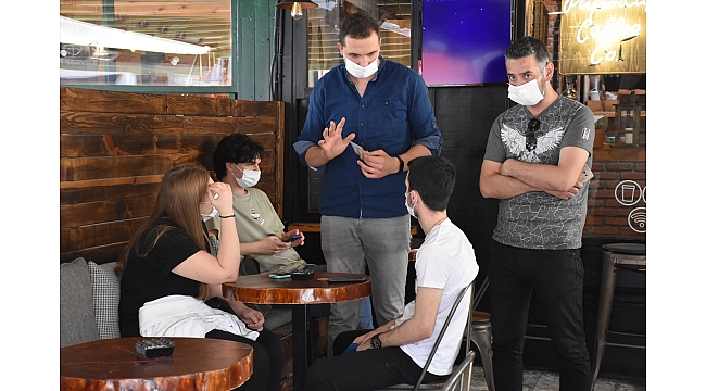 Manisa'da tebdil-i kıyafet Kovid-19 denetimi