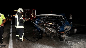 Manisa'da trafik kazası: 1 ölü,