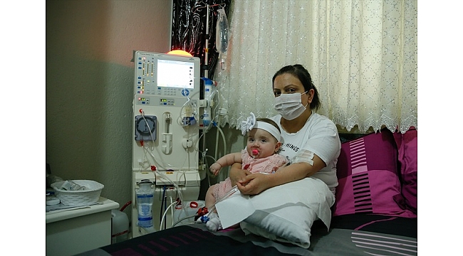 Organ nakli beklerken bebek sahibi oldu