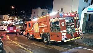 Otel odasında çıkan yangın söndürüldü