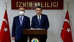 Pakdemirli'den, İzmir Valisi Köşger'e ziyaret