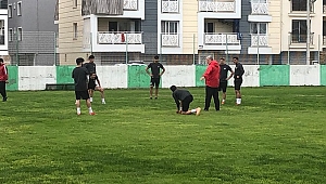 Salihli Belediyespor'da Sosyal Mesafeli İlk Antrenman 