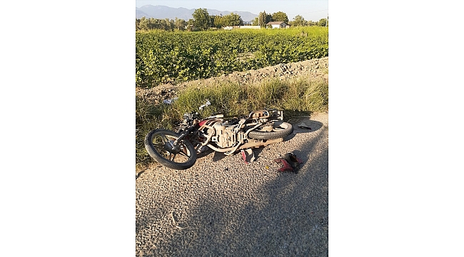 Aydın'da kamyonetle çarpışan motosikletin sürücüsü öldü