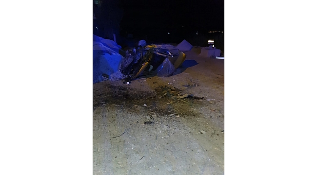 Aydın&#039;da ticari taksi şarampole devrildi: 1 ölü