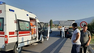 Aydın'da trafik kazası: 1 ölü, 1 yaralı