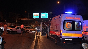 Aydın'da trafik kazası.2'si çocuk 4 kişi yaralandı