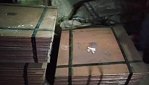 Bakır hırsızları yakalandı