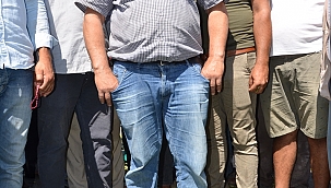 Bamya üreticileri düşük fiyat nedeniyle eylem yaptı