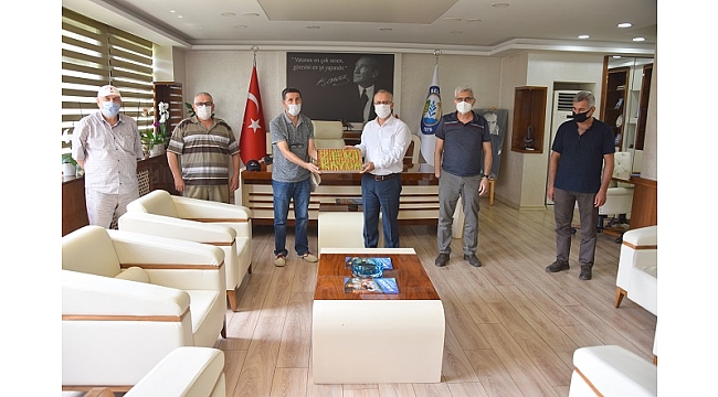 Başkan Kayda’ya Baklavalı Teşekkür