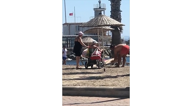 Engelliye yardımın videosu yürekleri ısıttı