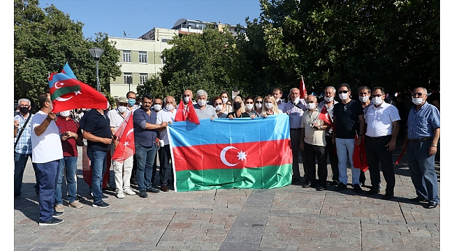 Ermenistan'ın Azerbaycan'a yönelik saldırıları protesto edildi