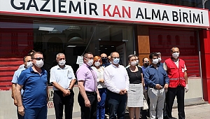 Gaziemir'de kan bağışı kampanyası düzenlendi