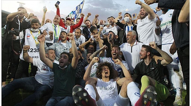 Hem rakiplerini hem de Kovid-19'u yenerek Süper Lig'e çıktı
