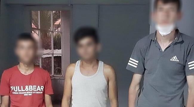 Hırsızlık şüphesiyle yakalandılar