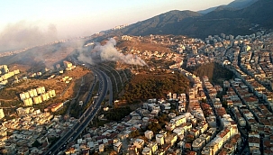 İzmir'de makilik alandaki yangın kontrol altına alındı