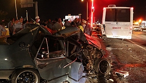 İzmir'de trafik kazası: 1ölü, 5 yaralı