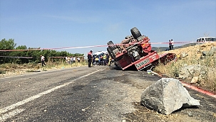 İzmir'de yangına giden arazöz devrildi: 2şehit 2 yaralı