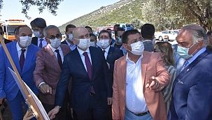 Karaismailoğlu Muğla'da incelemelerde bulundu: