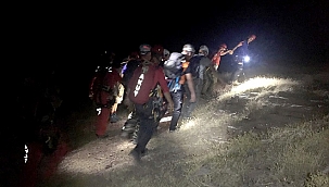 Kayalıklardan düşen 2 Ukraynalı turist kurtarıldı