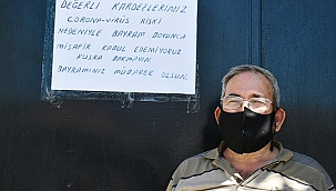 Kurban Bayramı'nda misafirleri kapıdan sokmadı