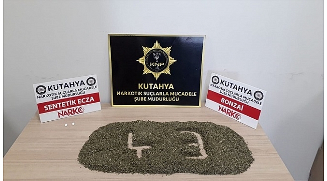 Kütahya'da uyuşturucu şüphelisi yakalandı