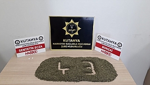 Kütahya'da uyuşturucu şüphelisi yakalandı