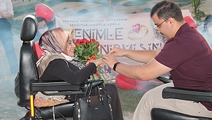 Manisa'da engelli çiftin aşkı sınır tanımadı
