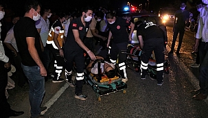 Manisa'da otomobil ile motosiklet çarpıştı: 2 yaralı