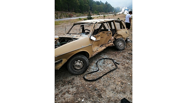 Muğla'da iki otomobil çarpıştı: 2 ölü, 1 yaralı