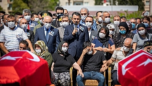 Orman şehitlerine hüzünlü veda