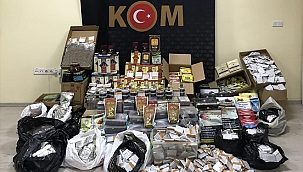 Salihli’de kaçak sigara operasyonu