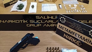 Salihli'de uyuşturucu operasyonunda 6 kişi tutuklandı