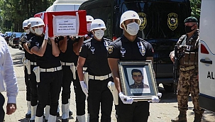 Şehit Özel Harekat polisi Kurtul son yolculuğuna uğurlandı