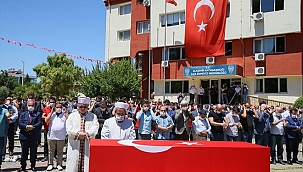 Şehit polis memuru Bayram , son yolculuğuna uğurlandı