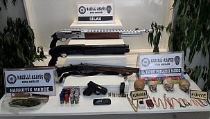 Uyuşturucu ve silah kaçakçılığı operasyonunda 1 gözaltı