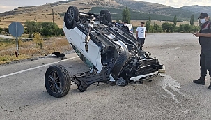 Afyonkarahisar'da trafik kazası: 2 yaralı