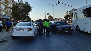 Aydın'da zincirleme trafik kazasında 8 kişi yaralandı