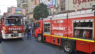 Aydın Manavlar Odası'nda çıkan yangın söndürüldü