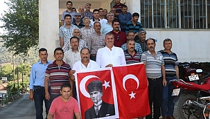 Başkan Duran'dan köylere bayram ziyareti