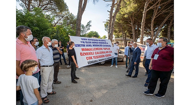 İzmir Büyükşehir Belediyesi’nden köylülere hijyen kiti ve gıda kolisi