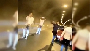 İzmir'de tünelde durup trafiği tehlikeye atan sürücülere ceza