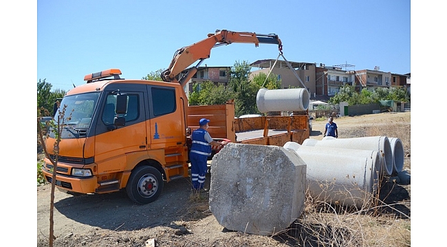 İZSU, Yobaz Deresi için iş başında