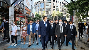 Köşger, Kovid-19 tedbirleriyle ilgili denetimlere katıldı