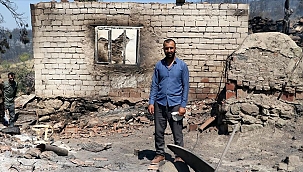 Kurbanlık satışından kazandığı paralar orman yangınında kül oldu