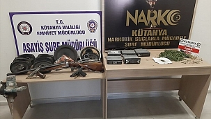 Kütahya'da aranan 9 şüpheli yakalandı