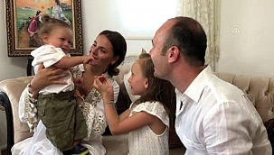 Leo bebek ilk yaş gününü kutladı