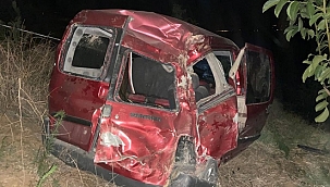 Manisa'da trafik kazası: 1 ölü, 1 yaralı