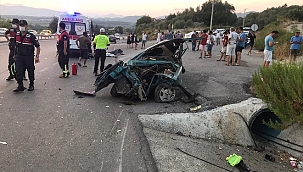 Muğla'da otomobil devrildi: 3 ölü