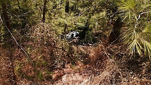 Muğla'da otomobil uçuruma devrildi: 3 yaralı